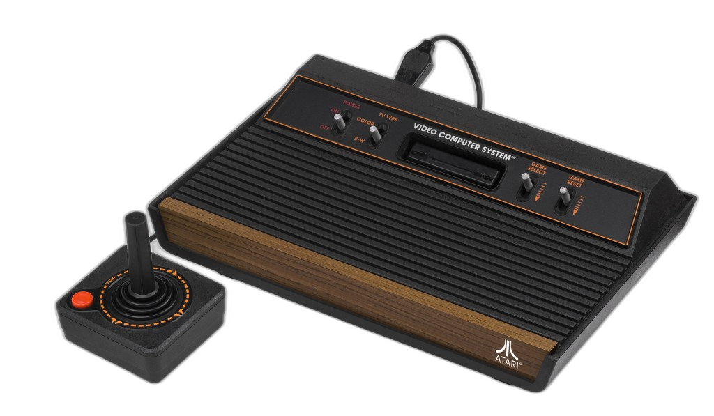 Atari 2600 four-switch wood veneer (model 3)